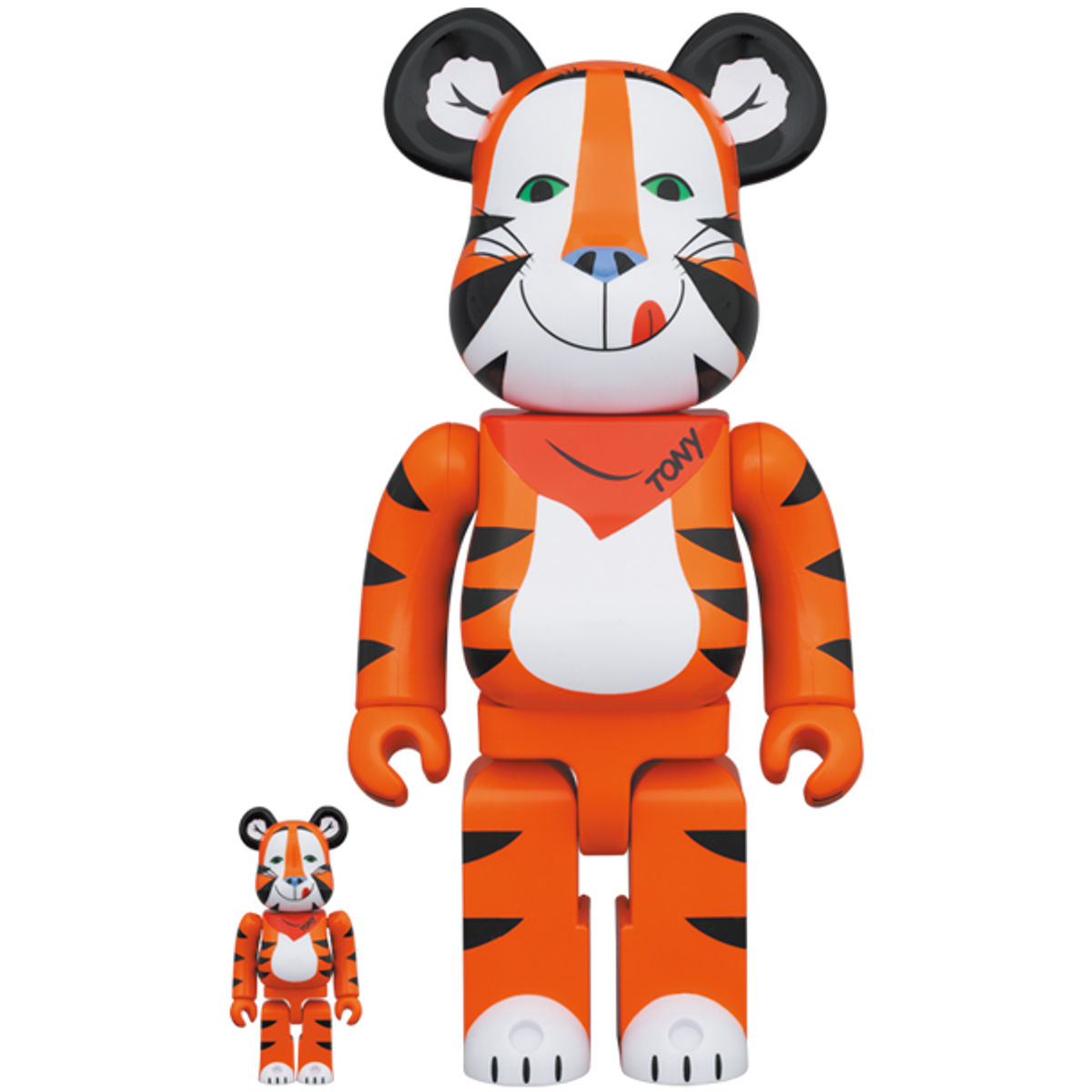 100% + 400% Vintage Tony the Tiger Be@rbrick (Set)