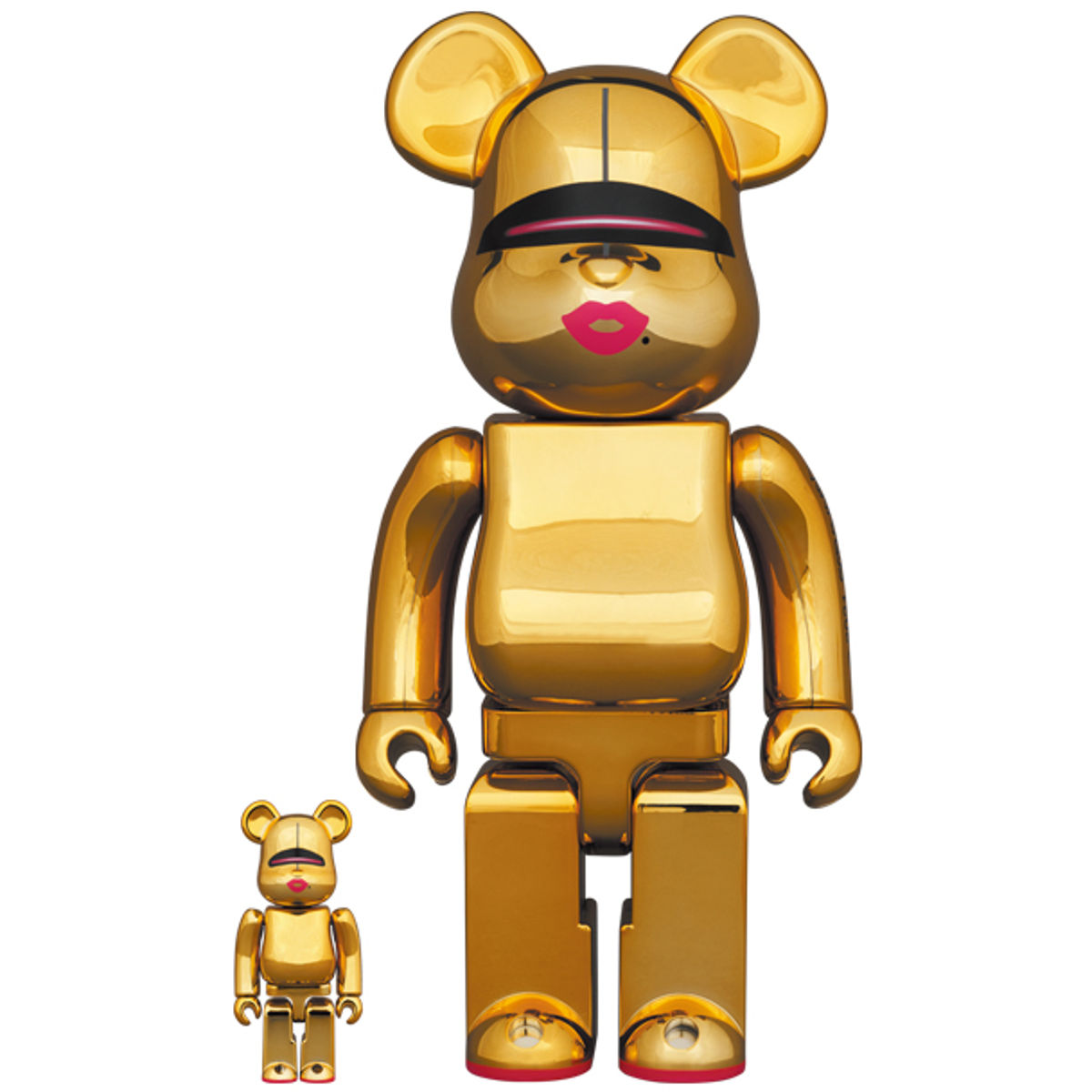 100% + 400% Gold 2G x Sorayama Be@rbrick (Set)