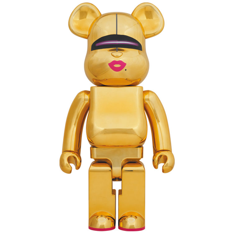 1000% Gold 2G x Sorayama Be@rbrick by Hajime Sorayama
