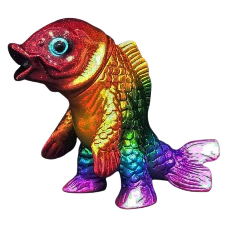 Koijarus Rainbow Neon Fish by Painter-Net (Toshihiko Ito)