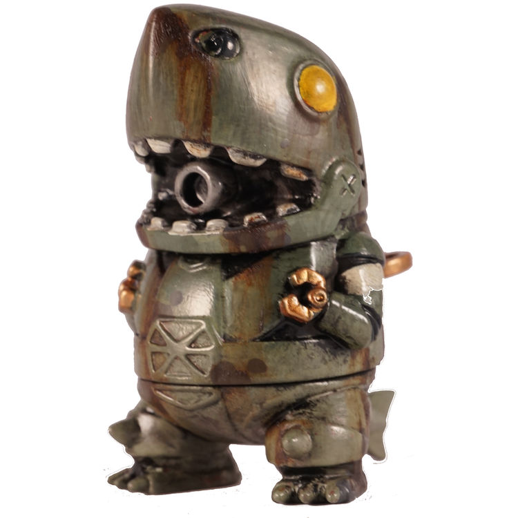 Army Green Mini Shark Death Club by Klav (Kevin Derken)