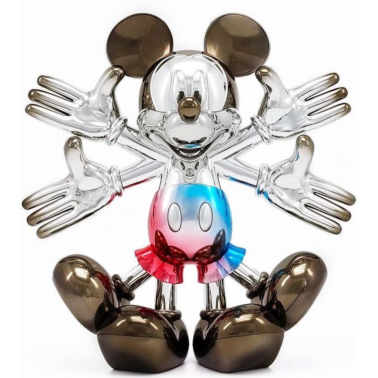 Redness Blue Snow Angel Mickey by Sparkle Princess High