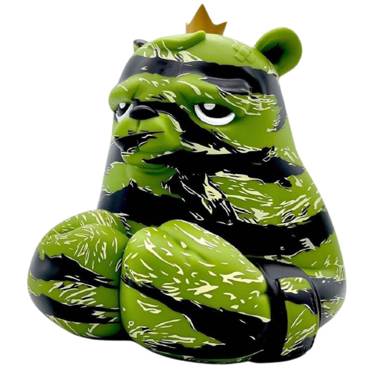 Tiger Stripes Bear Champ Bust by JC Rivera