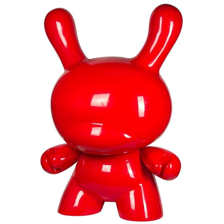 4-Foot Red Art Giant Dunny by Tristan Eaton