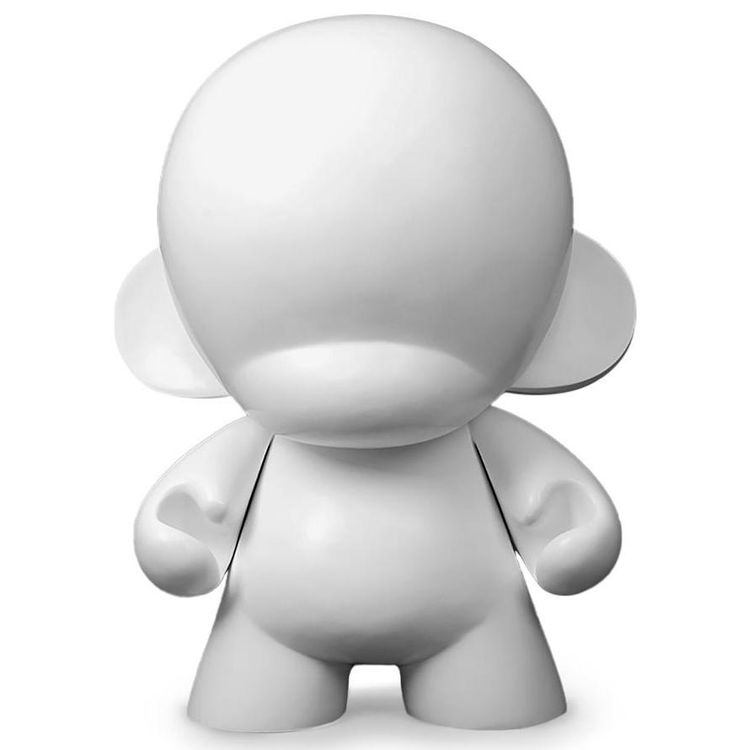 4-foot Art Giant White Monsta Munny by Kidrobot
