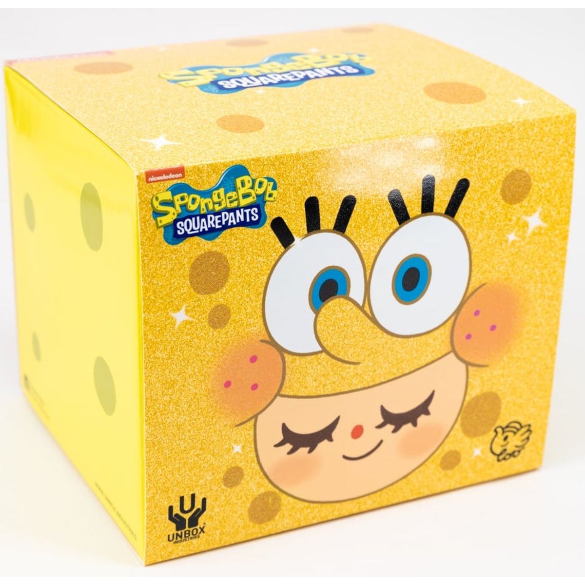 Gold Glitter Spongebob Squarepants x Greenie & Elfie