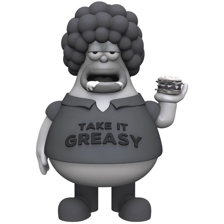 Monochrome Ron McGreasy by Aaron Craig