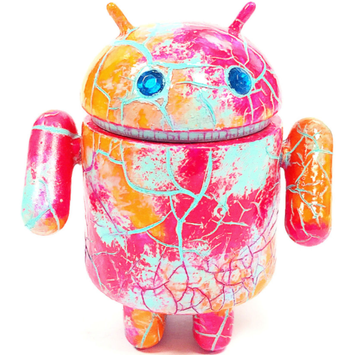 Crackle (Orange, Pink, Gray)
