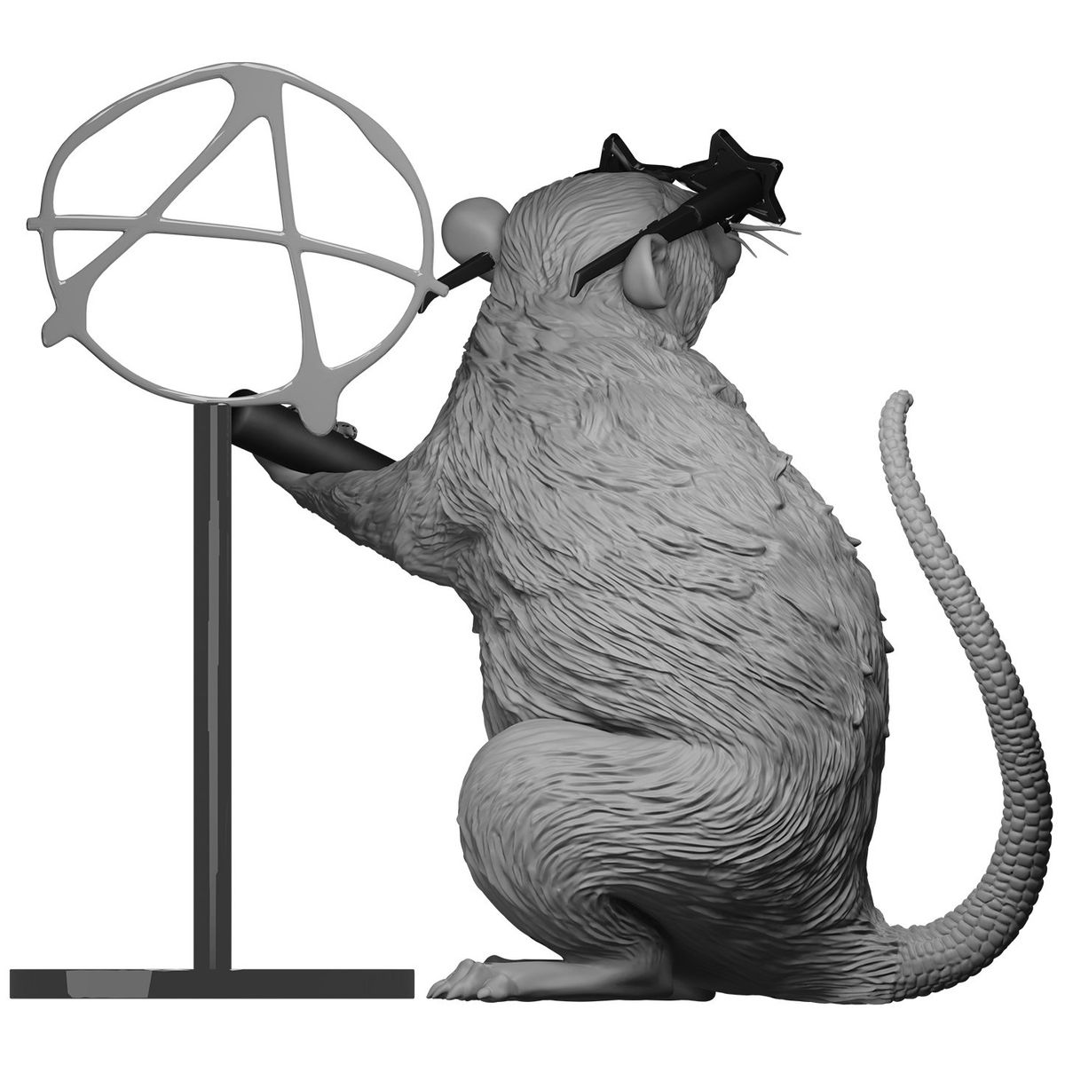 Gray Variant Hollywood Rat (Banksy)