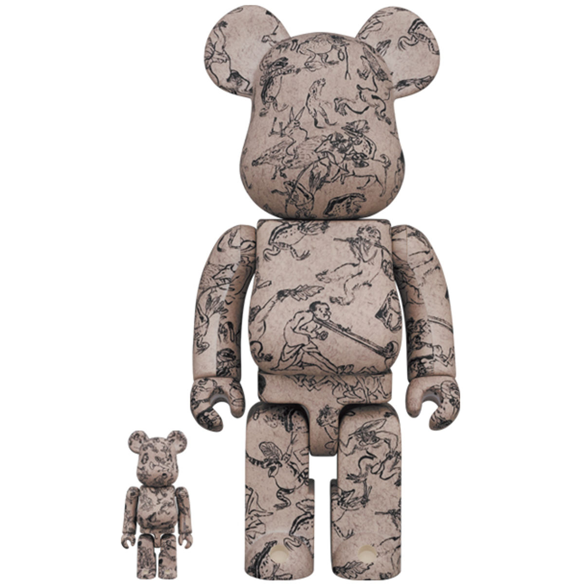 100% + 400% Birds and Beasts Caricature Vol. 2 Be@rbrick (Set)