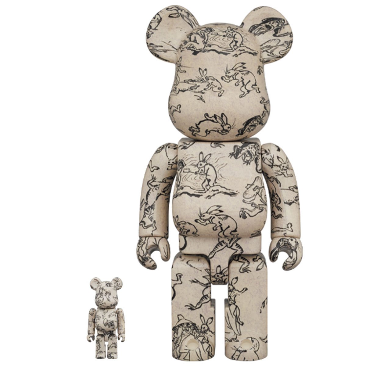 100% + 400% Birds and Beasts Caricature Vol. 1 Be@rbrick (Set)