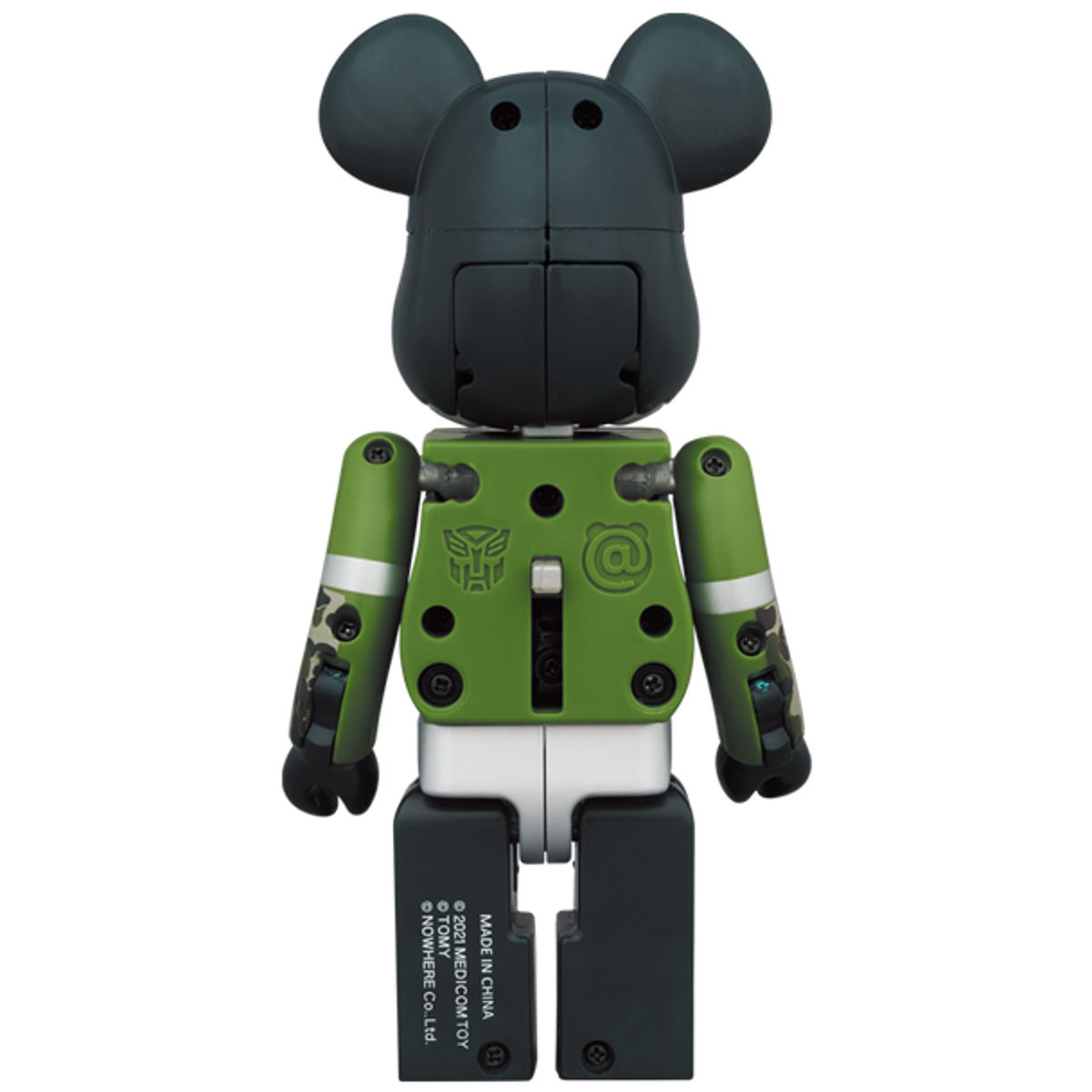 200% Green Optimus Prime x Bape Be@rbrick