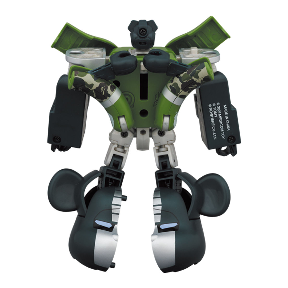 200% Green Optimus Prime x Bape Be@rbrick