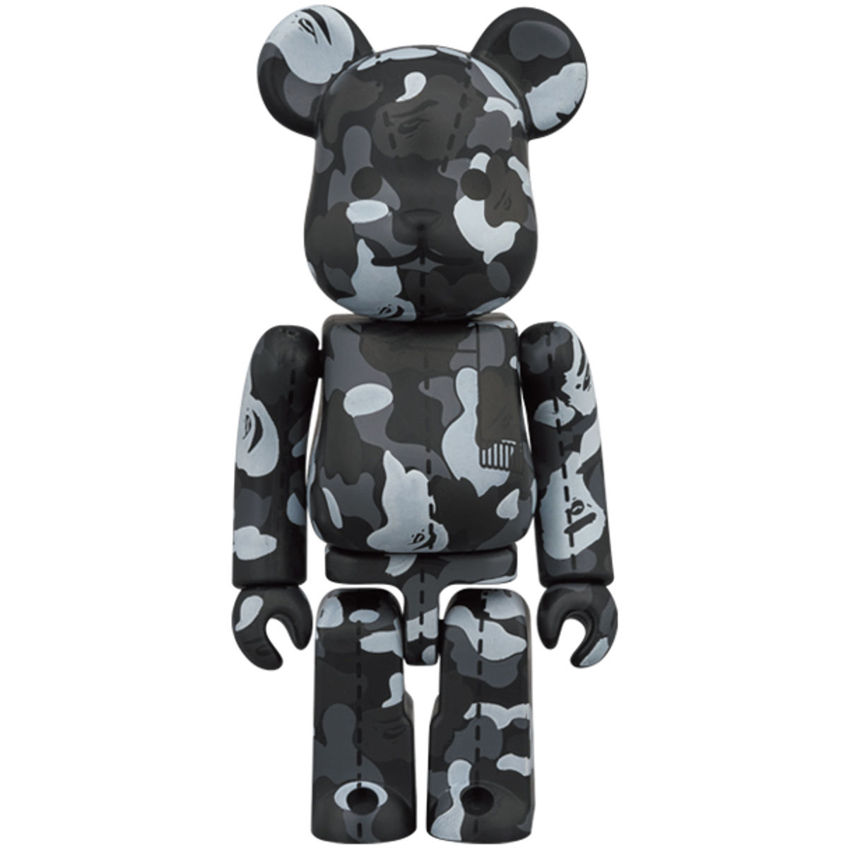100% Mixed Camo Bearbrick #3 : A Bathing Ape 28th Anniversary