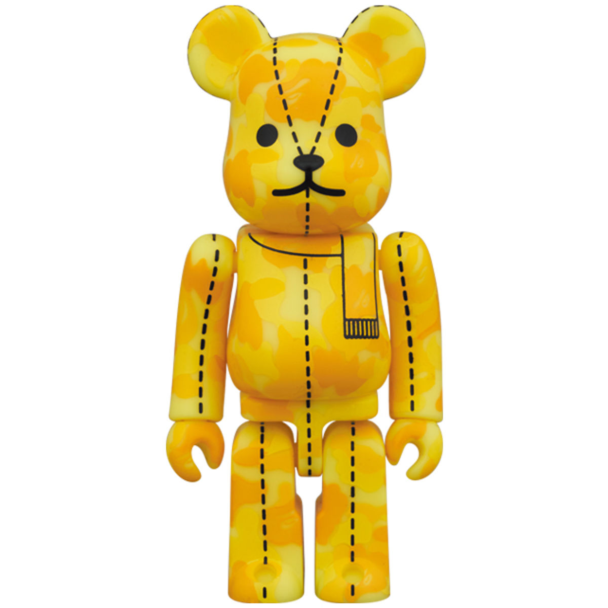 100% Mixed Camo Bearbrick #3 : A Bathing Ape 28th Anniversary