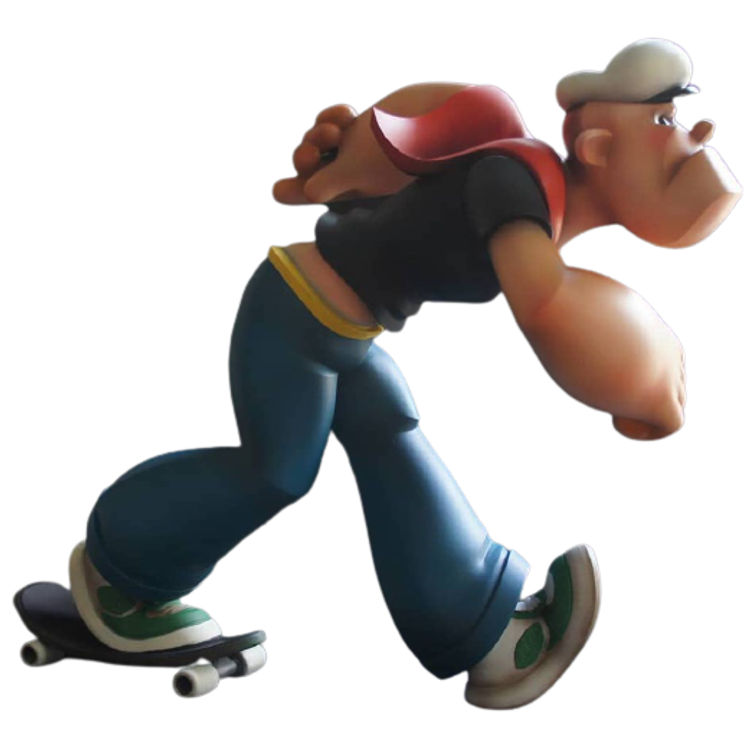 Popeye Spinach Skate by Emergency Toys