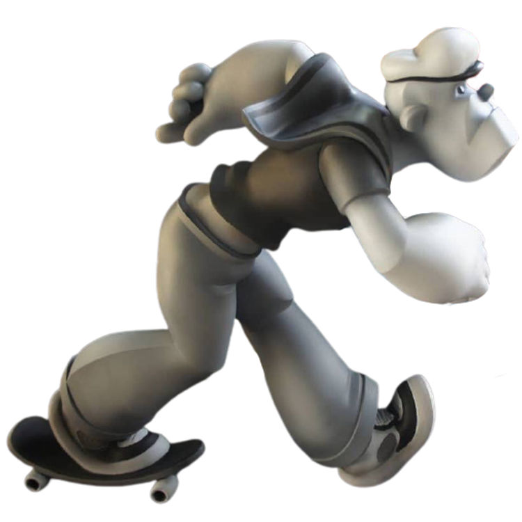 Mono Popeye Spinach Skate by Emergency Toys