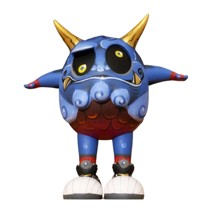 Blue Oni Custom by Gabriel Carpio