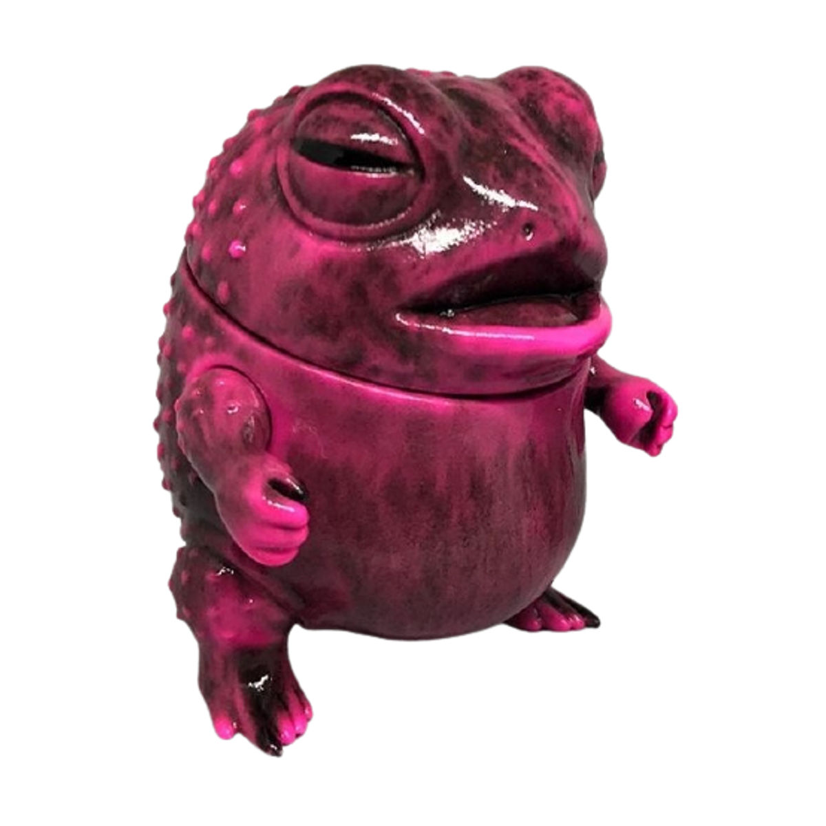Pink Black Marble Tree Frog