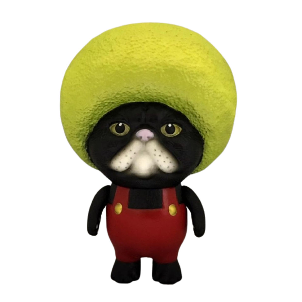 Bkack Lemon Hair Afro Cat