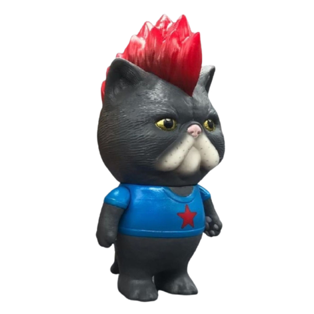 Exotic Red Mohawk Cat