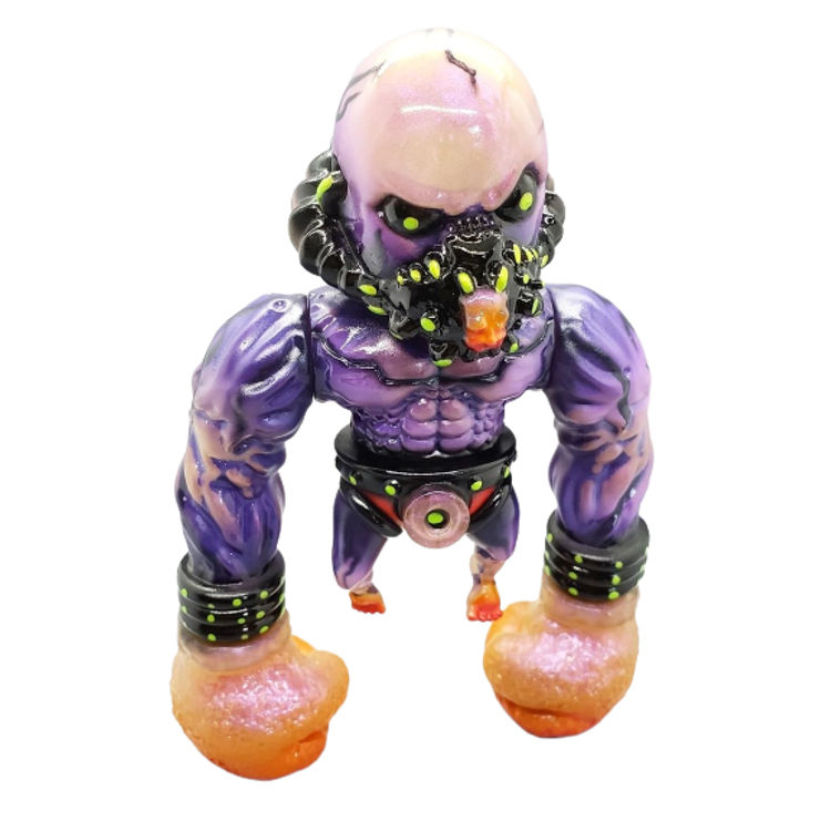 Pink Glitter Urchin Fighter by CreatureMaker (Trace Goodwin)