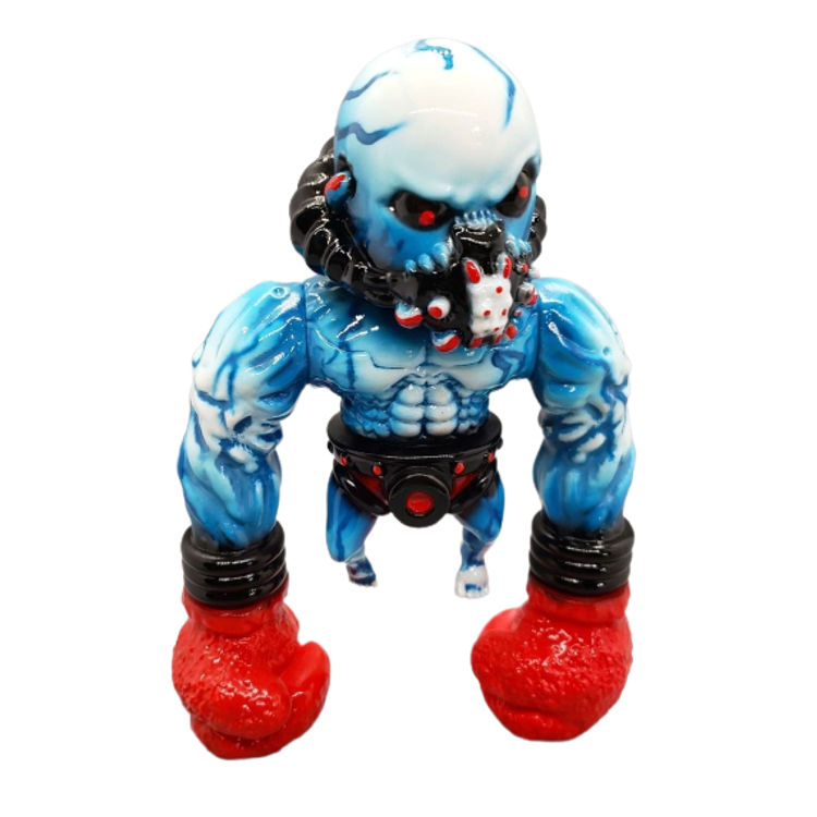Marble Blue Urchin Fighter by CreatureMaker (Trace Goodwin)