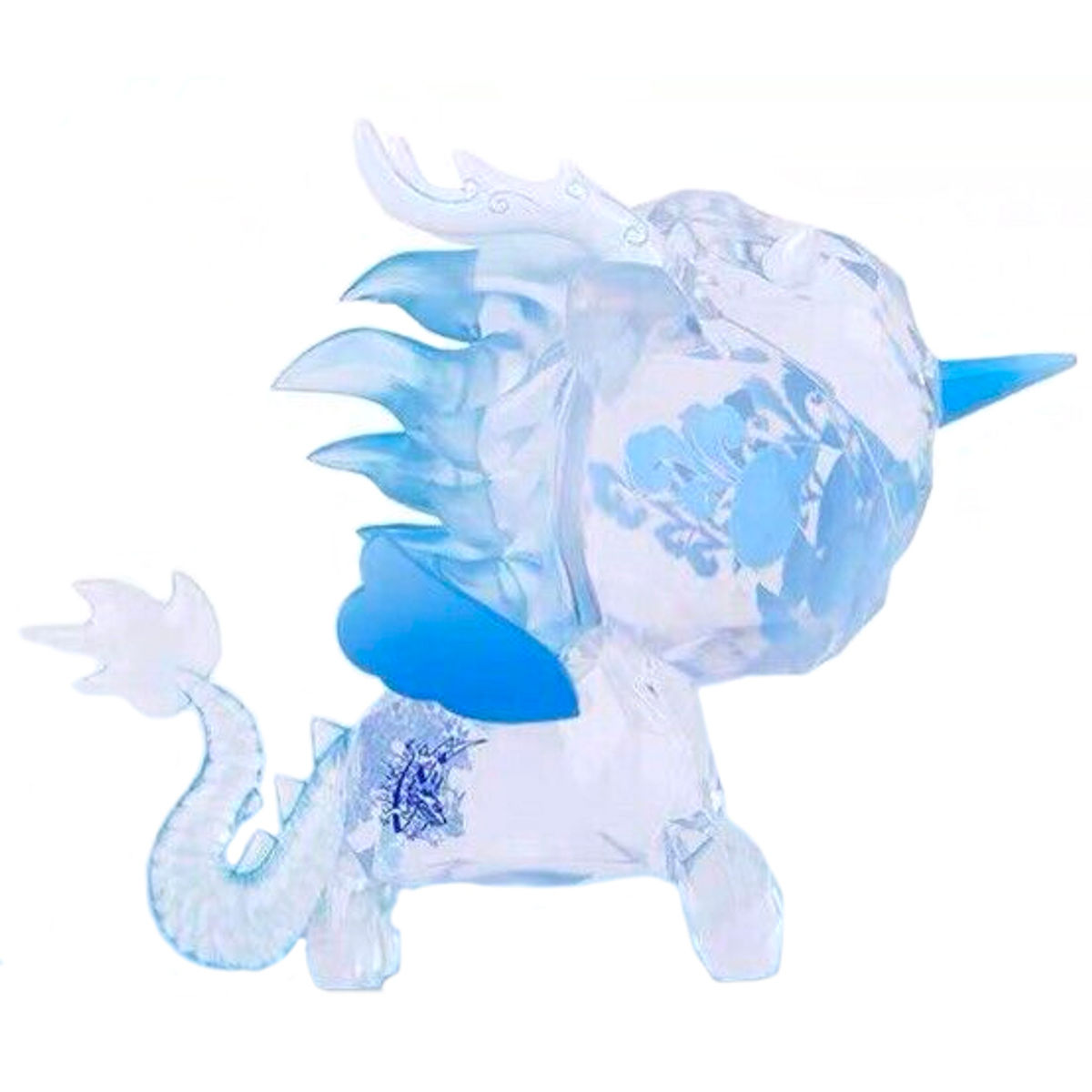 5" Ice Crystal Dragon Unicorno