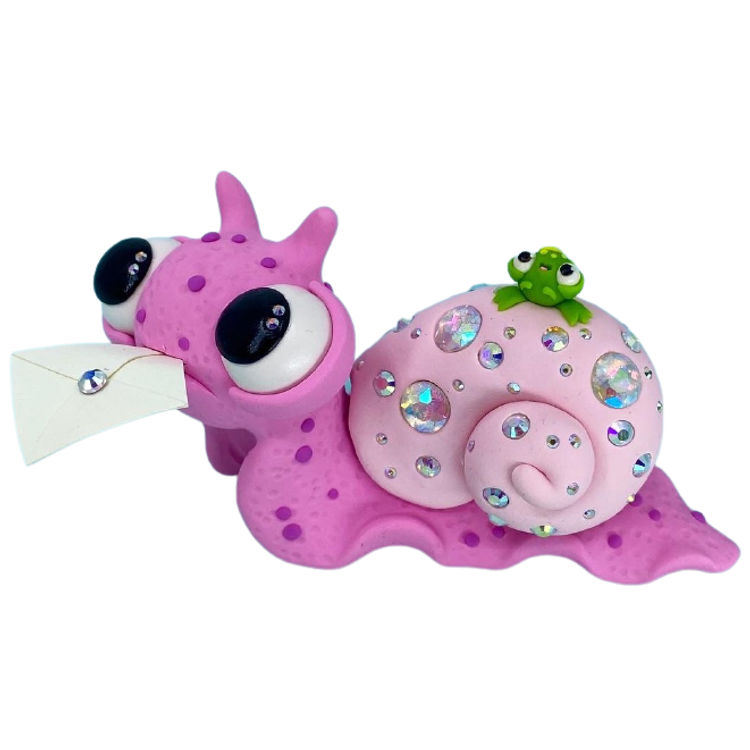 Suze the Intergalactic Mail Snail, and Lord Von Gibbles, the tagalong by Simon Says Macy