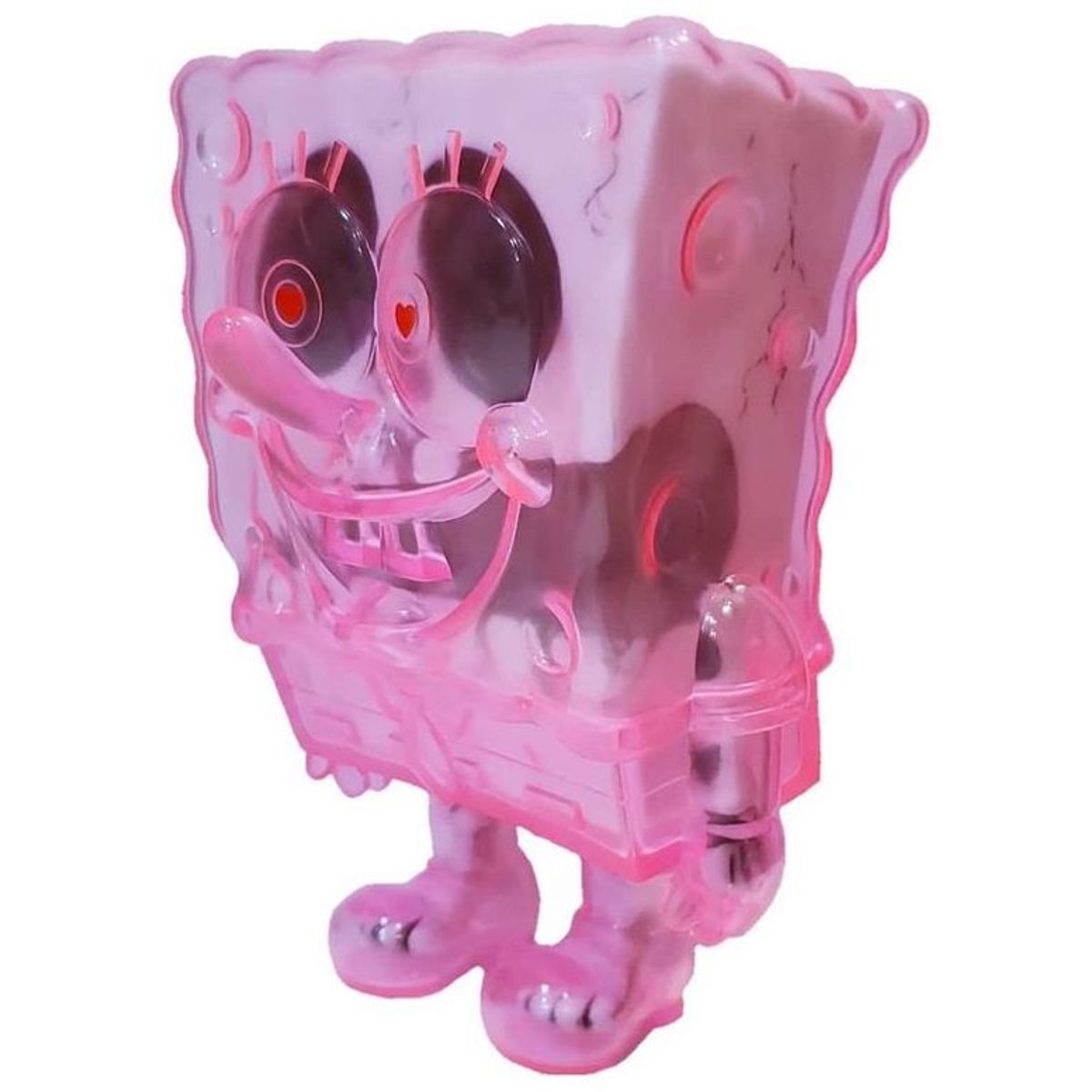 Neon Pink X-Ray Spongebob (Heart Eyes)