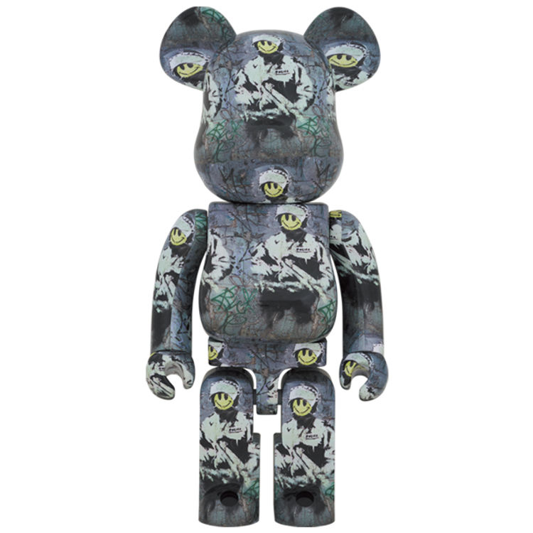 1000% Riot Cop Be@rbrick by Banksy (Brandalised)