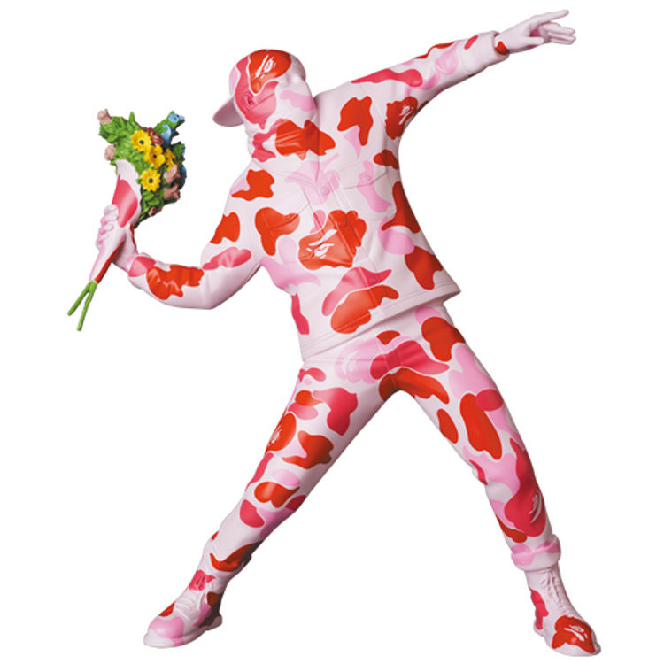 Pink Camo Flower Bomber by Banksy (Brandalised)