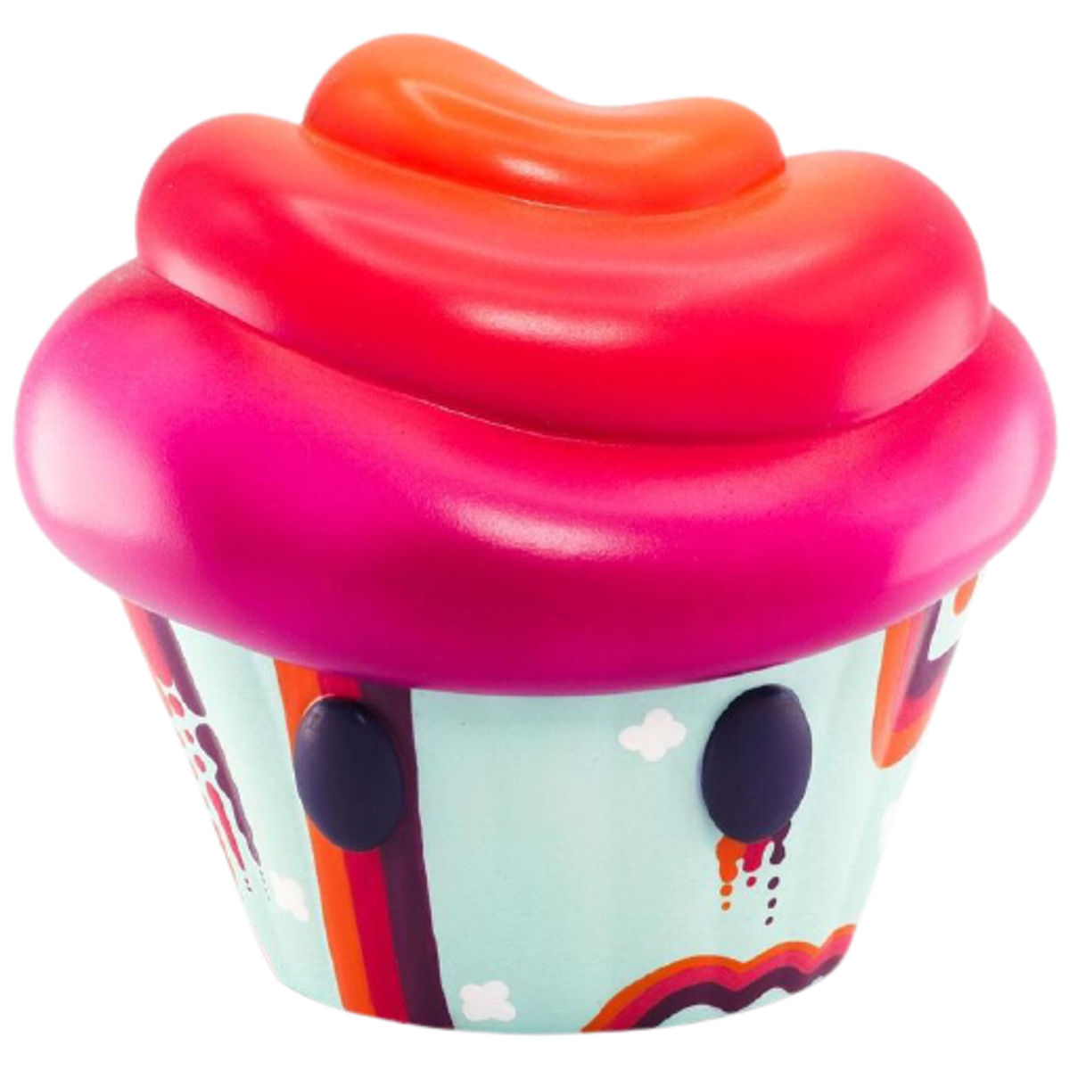 Cloud Wave Swirl Cupcake