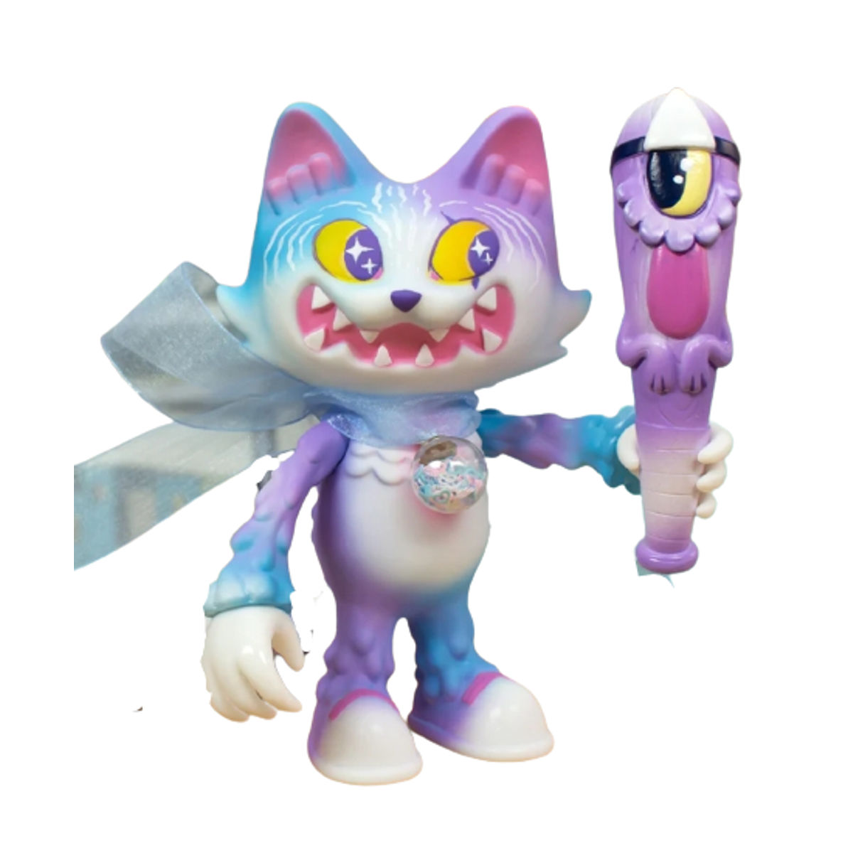 Pastel Punk Wananeko with Ghost Bat