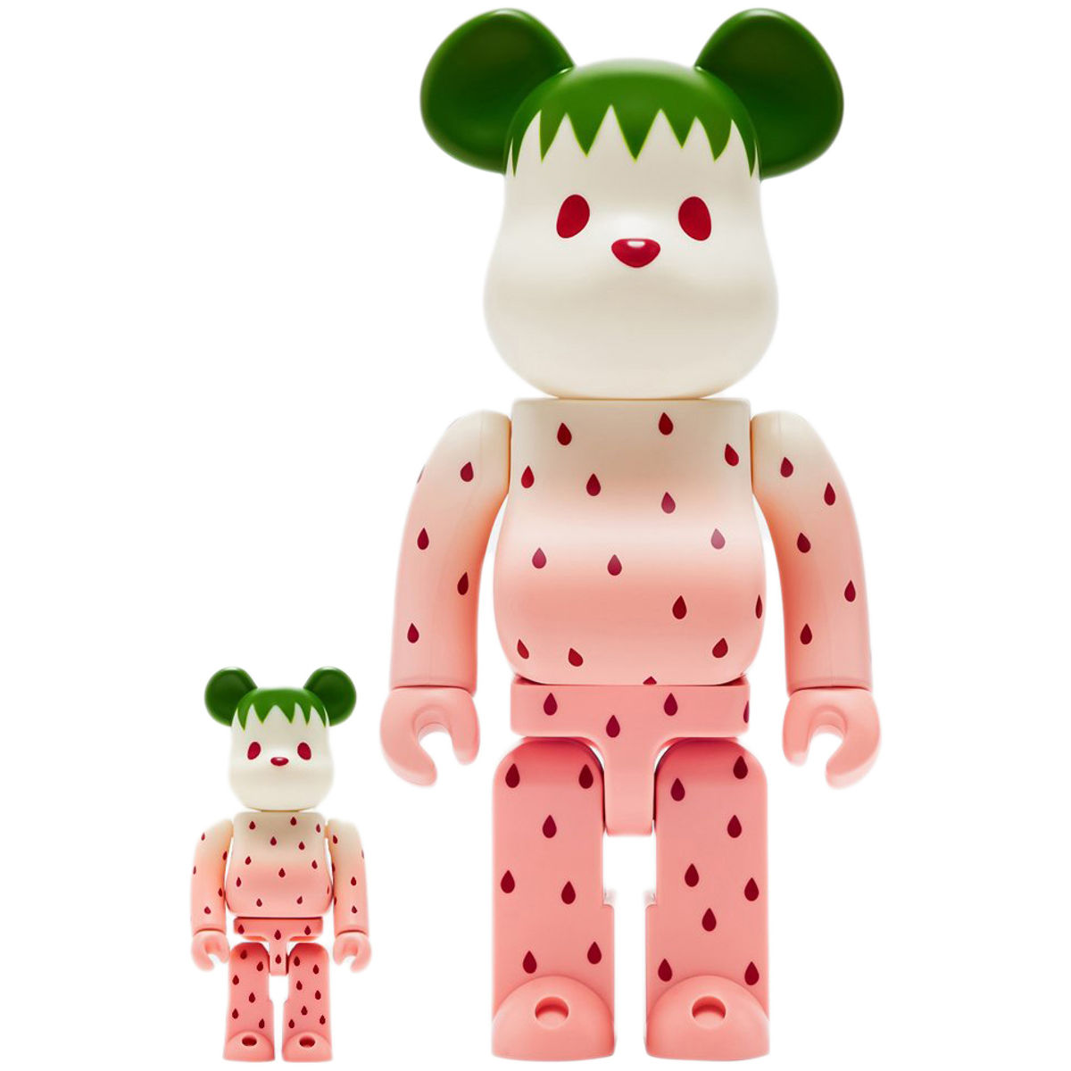100% + 400% Snow Strawberry Summer Fruits Bearbrick (Set)