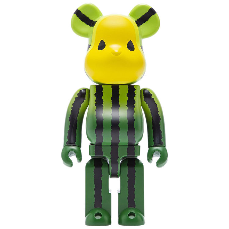1000% Yellow Watermelon Summer Fruits Bearbrick by CLOT
