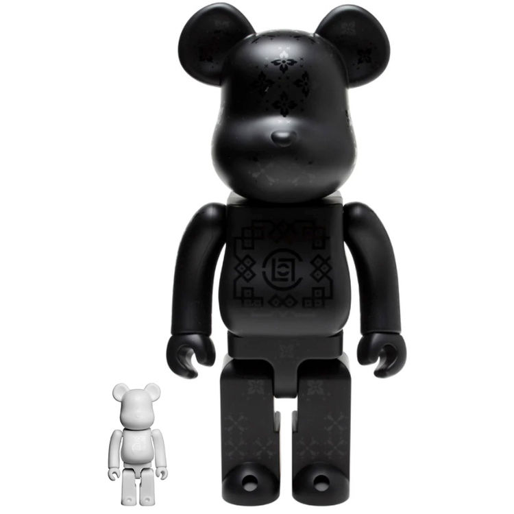 100% + 400% Royale Silk Be@rbrick (Set) by CLOT