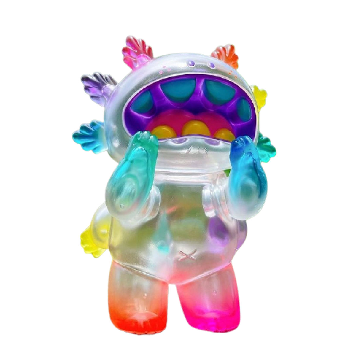 Clear Rainbow Macaroni