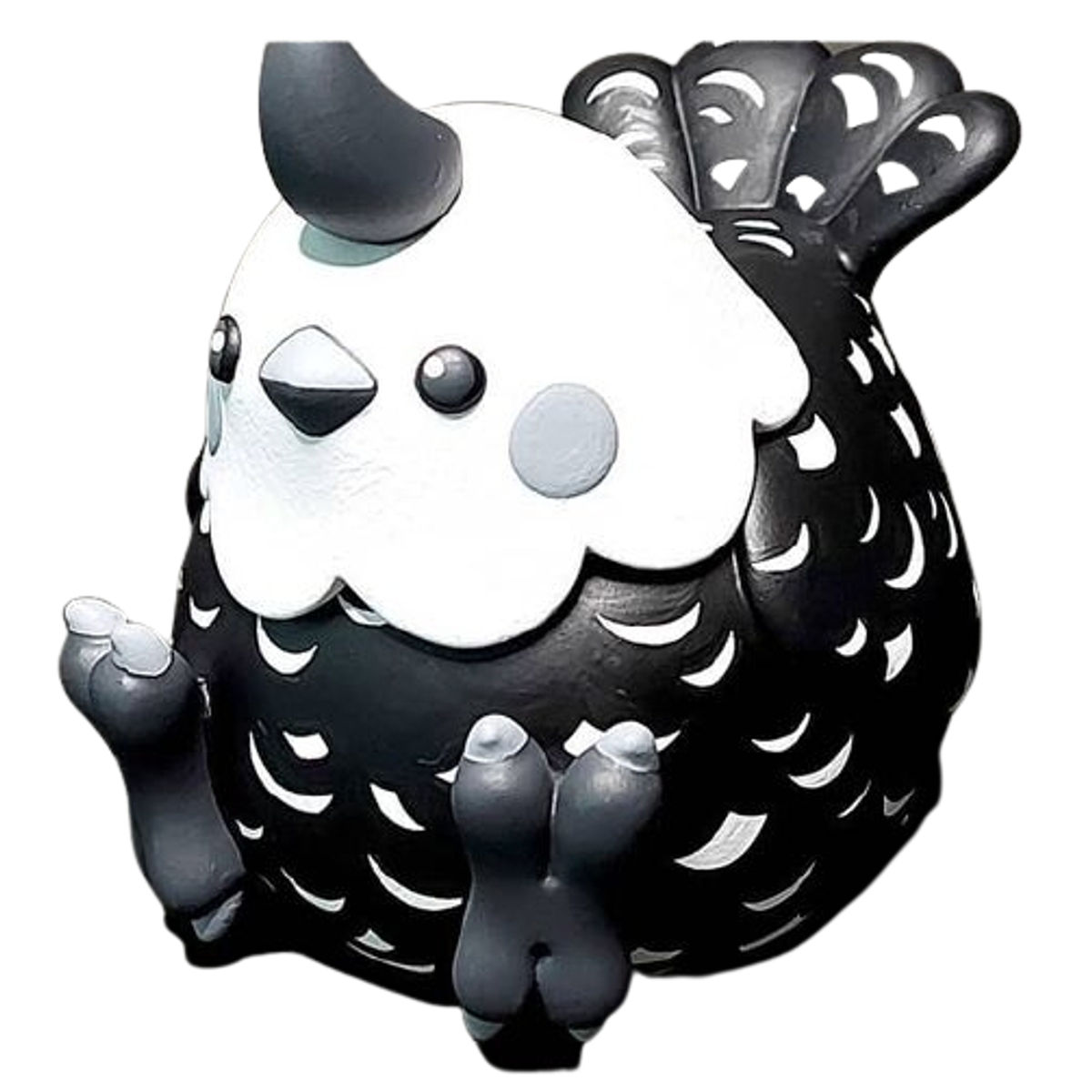 Off Black Ball Ball Bird 03