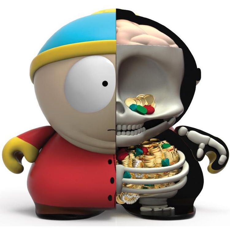 8" Anatomy Treasure Cartman : South Park by Comedy Central