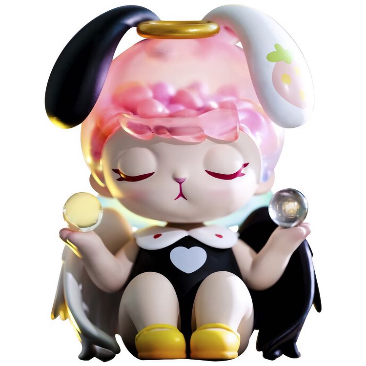Bunny Black and White Angel by POP MART