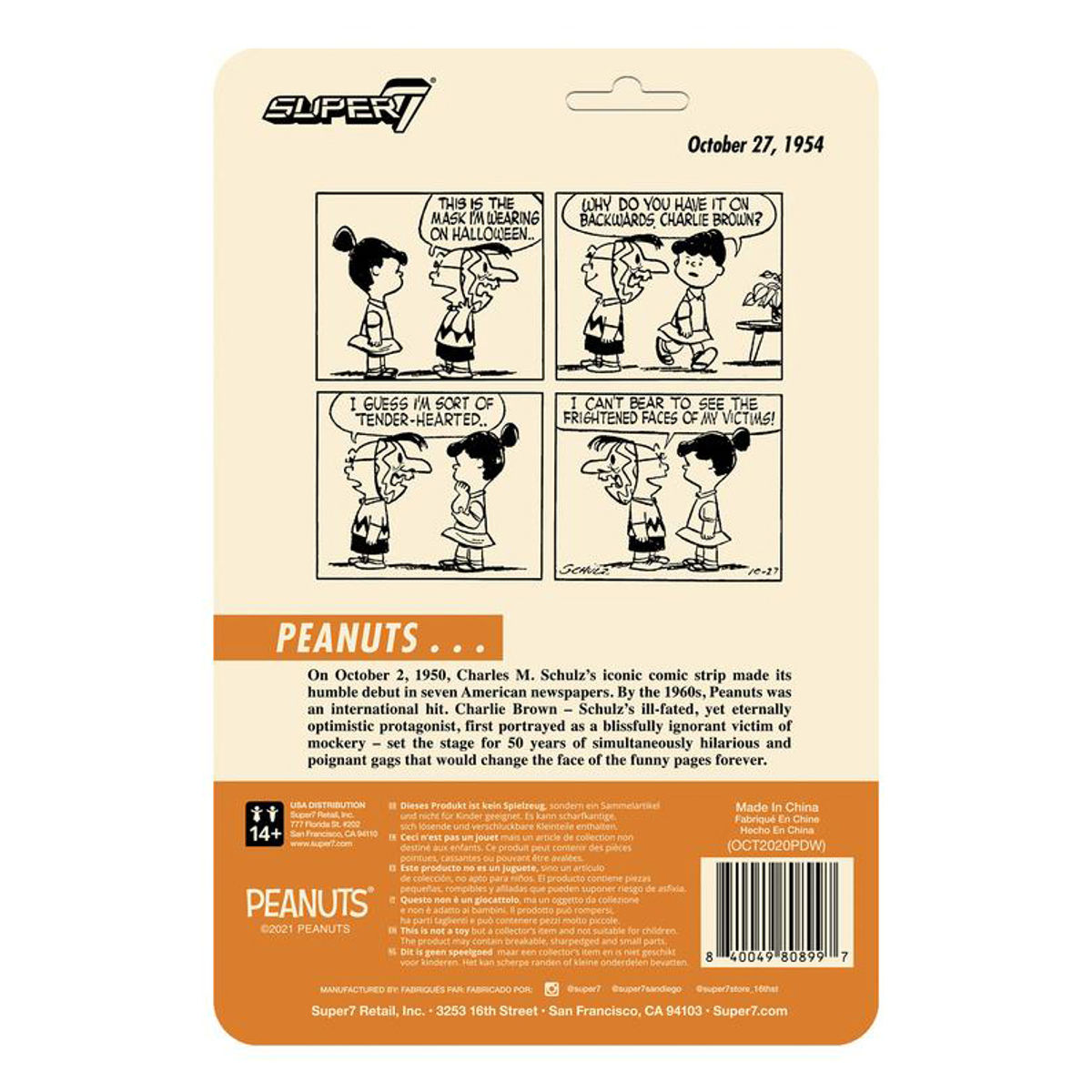 Peanuts: Masked Charlie Brown ReAction (Wave 4)
