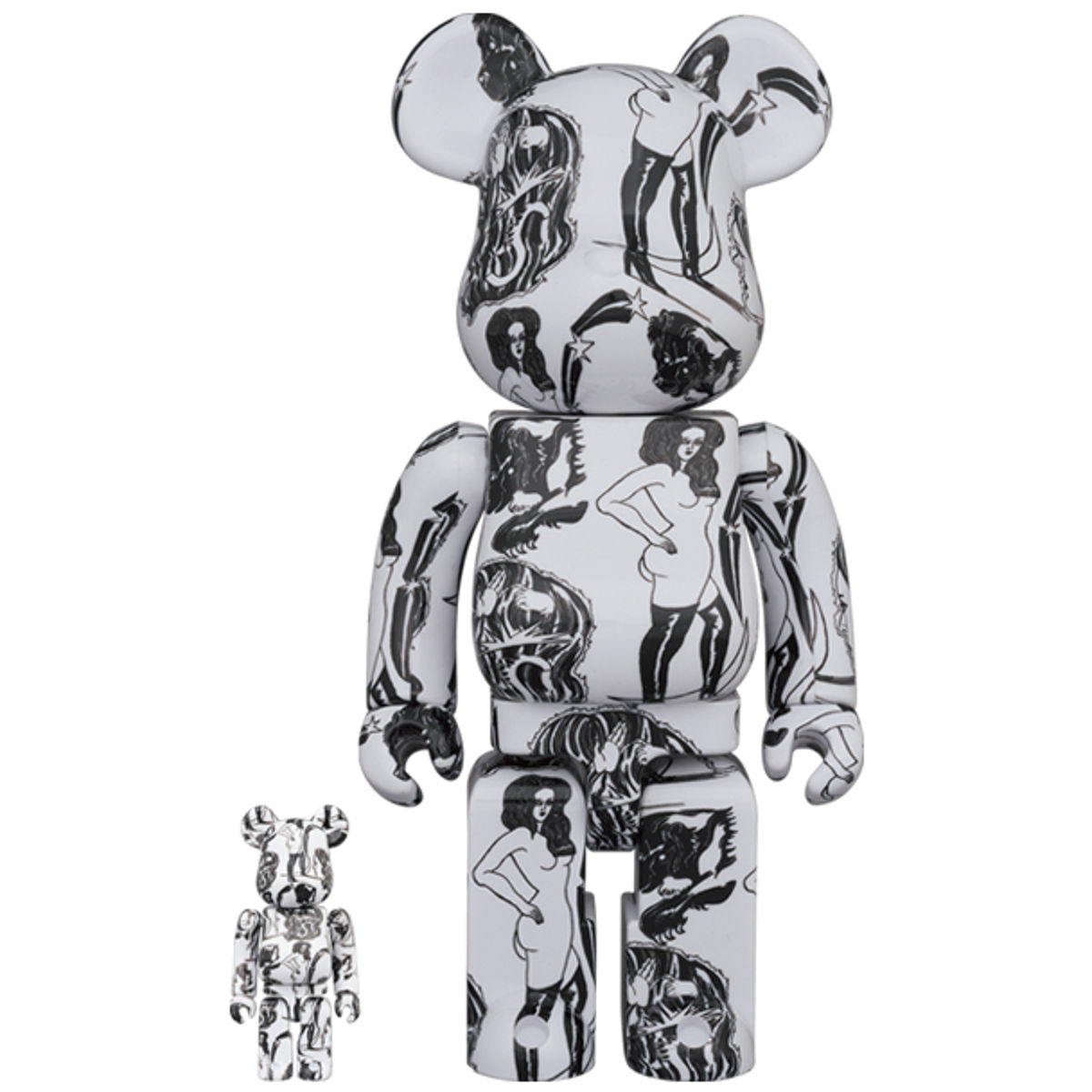 100% + 400% Planet Saiko Otake Be@rbrick (Set)