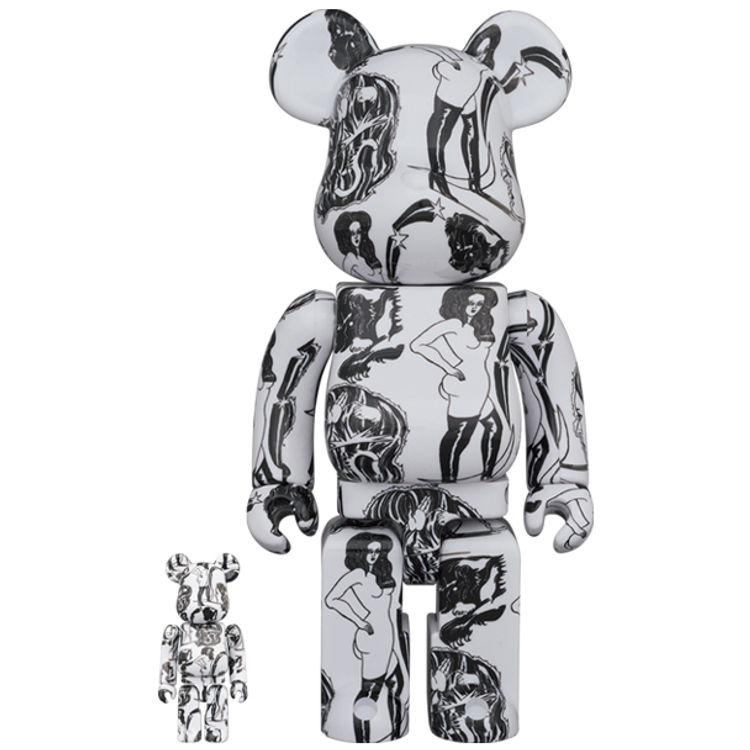 100% + 400% Planet Saiko Otake Be@rbrick (Set) by Saiko Otake