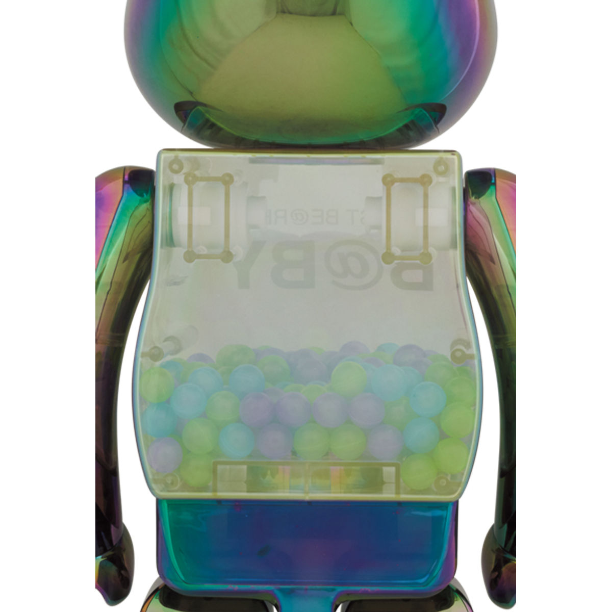 1000% Clear Black Chrome My First B@by Be@rbrick