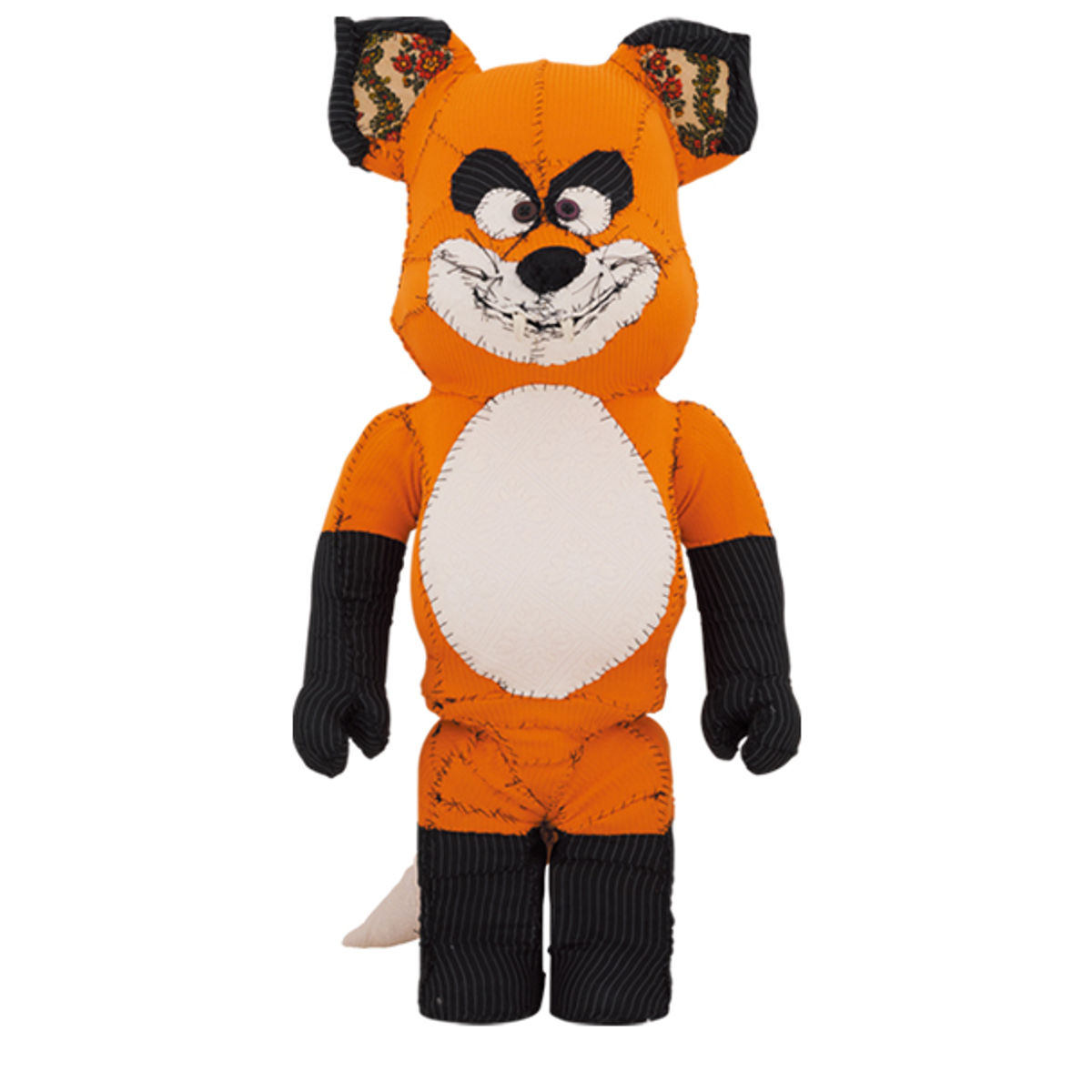 1000% Fox One of Kind Pattern Be@rbrick