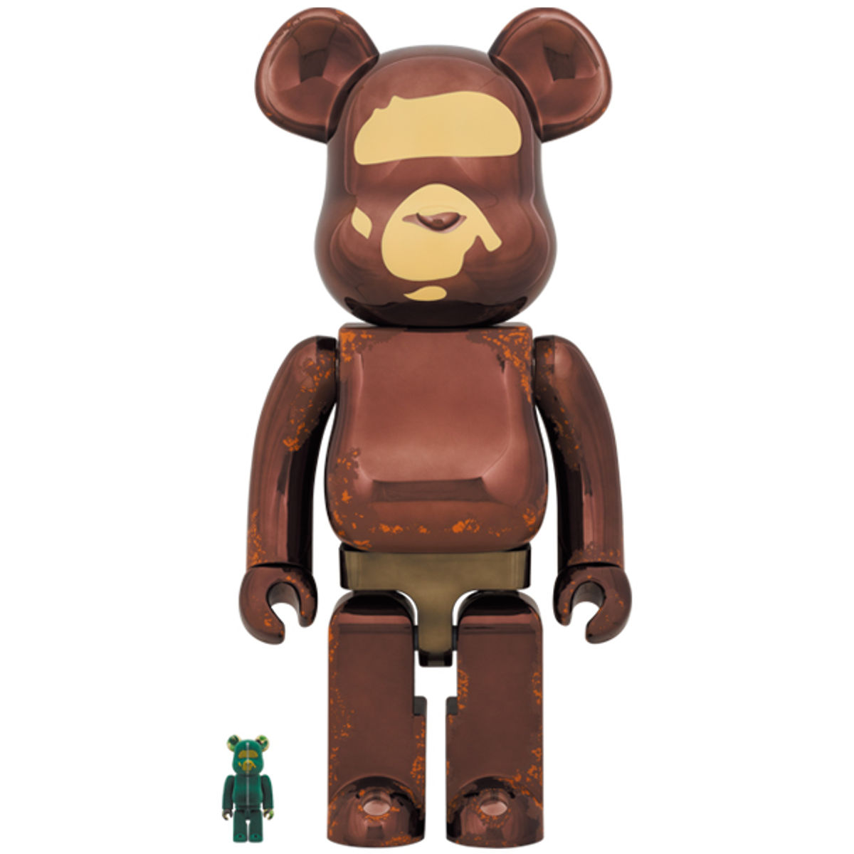 100% + 1000% A Bathing Ape x Readymade Bearbrick (Set)