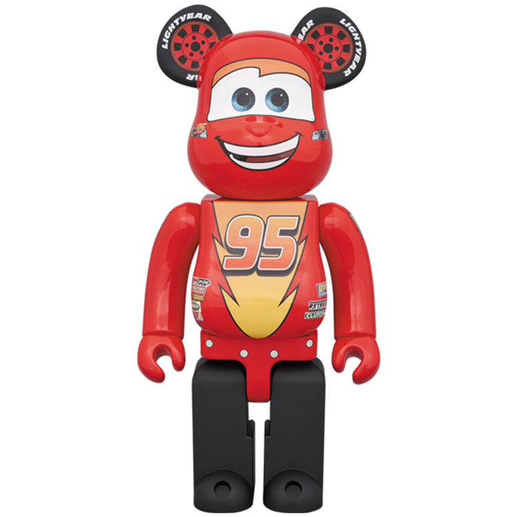 1000% Cars - Lightning McQueen Be@rbrick by Disney