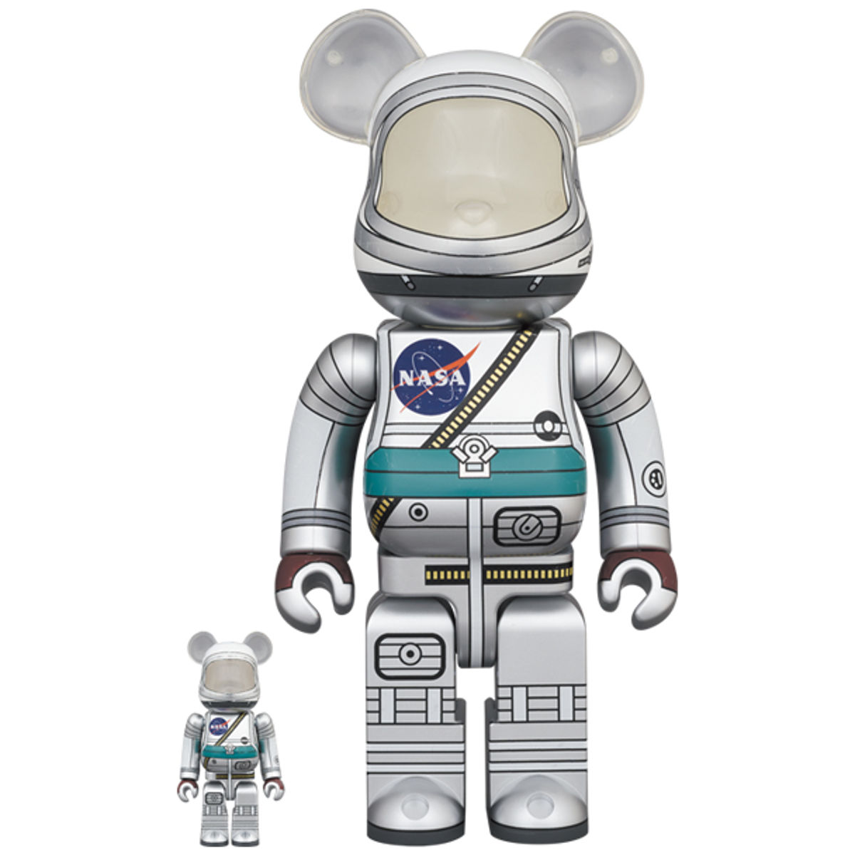 100% + 400% Project Mercury Astronaut Be@rbrick (Set)