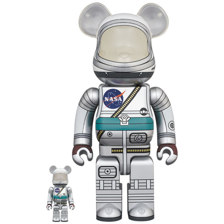 100% + 400% Project Mercury Astronaut Be@rbrick (Set) by Medicom